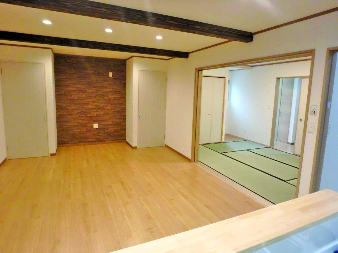 解放感を重視したリビング